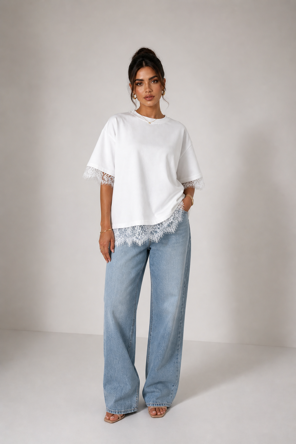 Spets-T-shirt Melia