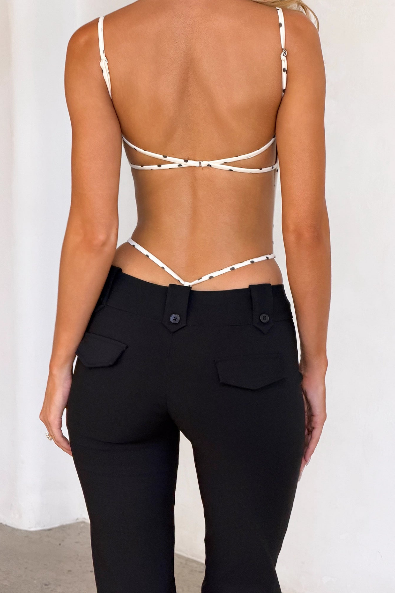 Polka bodysuit
